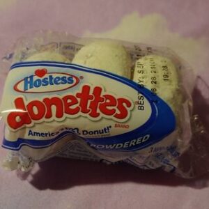 Hostess Donettes Powdered 3pk