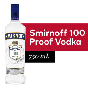 Smirnoff 100Pf Vodka 750ml